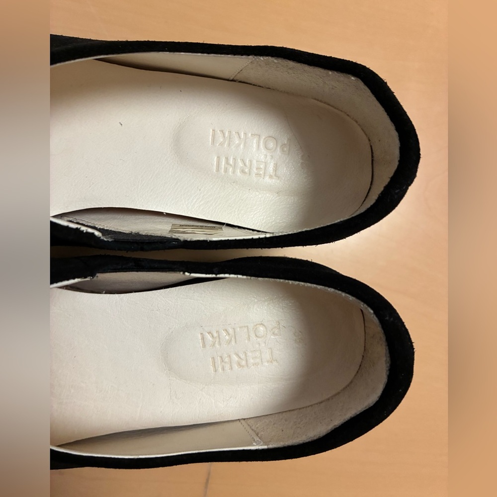 Terhi Polkki Black Suede Women's Clog - Picture 3 of 11